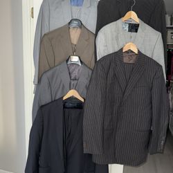 SUITS - Enzo, Hugo boss, Versace.  Size 46/44, 38 Approximate 38 Waist.