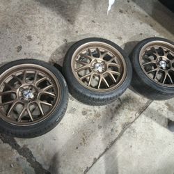 5 x 110 18" x 8" Bronze Rims  225/40/18  Only 3 Rims  HHR Cobalt G6 Malibu