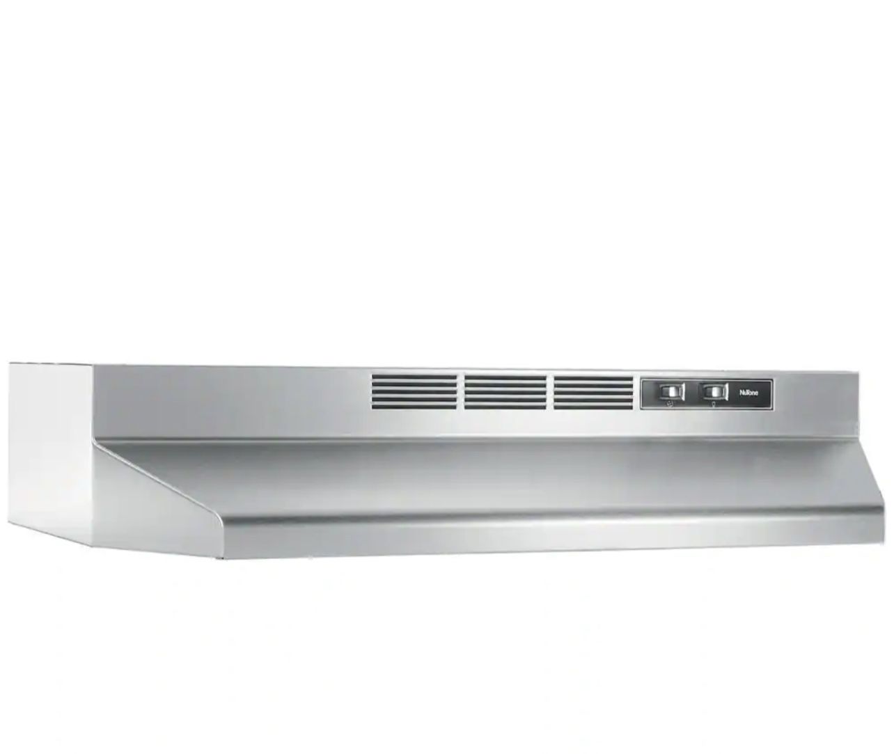 Broan-NuTone RL6200 Series 30 in. Ductless Under Cabinet Range Hood with Light in Stainless Steel