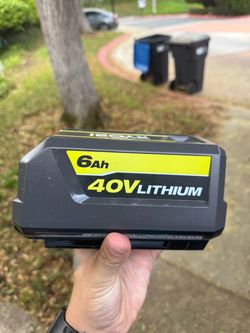 Ryobi 40V 6Ah Lithium Battery NEW