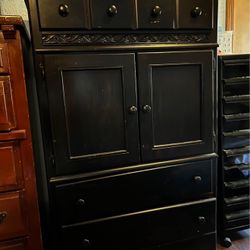 Solid Wood 4 Piece Dresser and Armoires Set