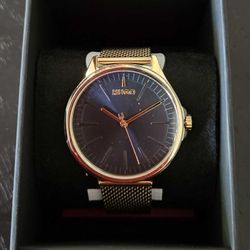 Hugo Boss gold mesh men's watch 