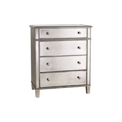 Mirrored wood dresser