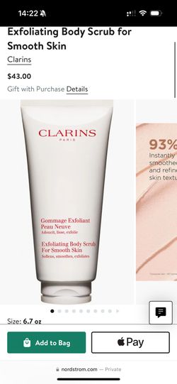 Clarins body scrub-new