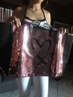 Victoria’s Secret sequined tote