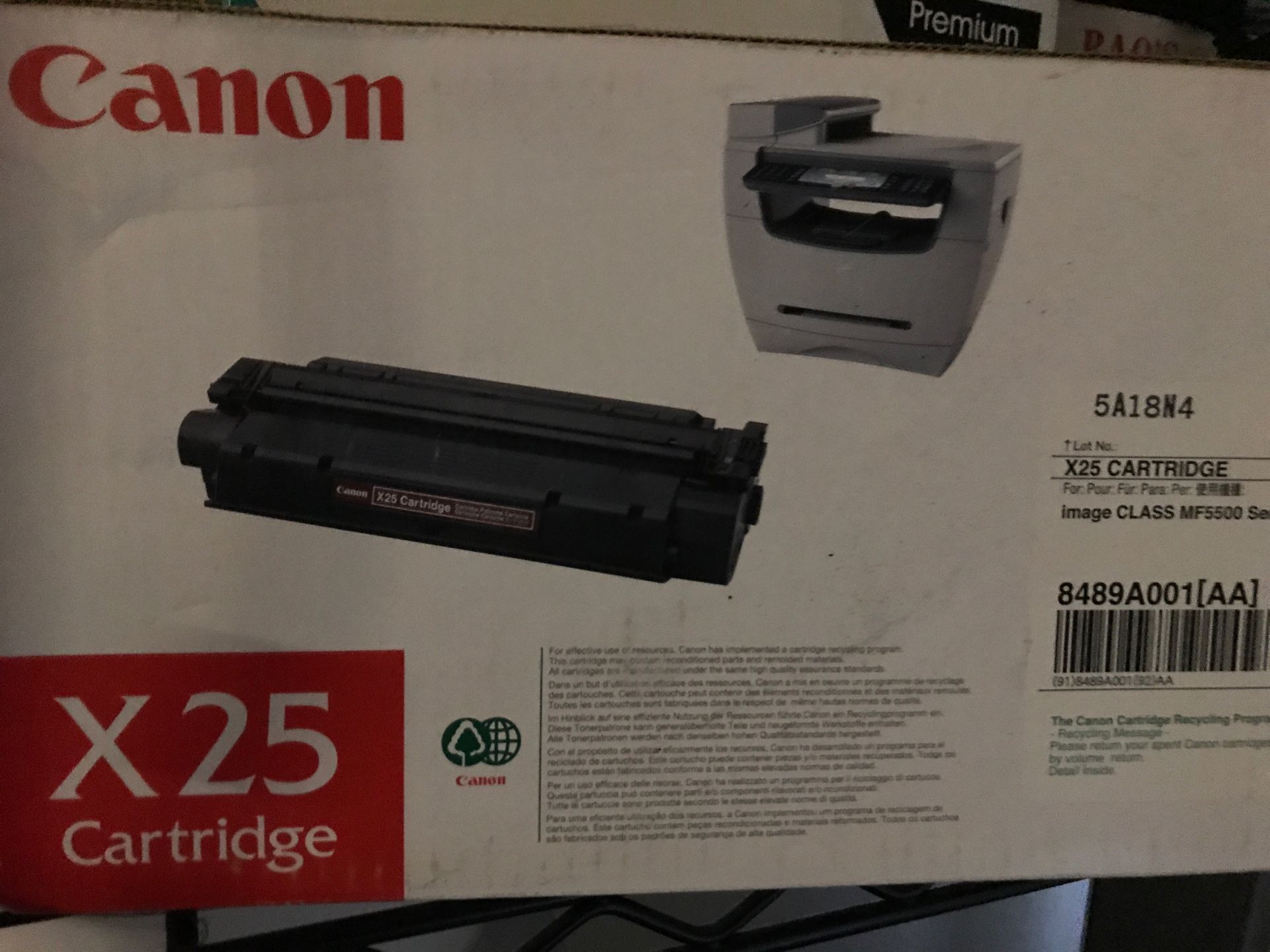 Canon c25 cartridge