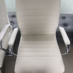 White Office Chairs 