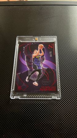 Dalton Knecht Rookie Red /75 — Panini Silhouette