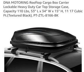 Rooftop cargo box carrier