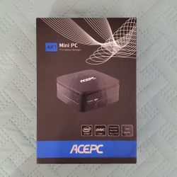 ACEPC AK1 DDR3 4(6)GB/64GB eMMC Mini PC Windows 10, 4K Mini Computer Intel Celeron J3455 Processor(up to 2.3GHz) Micro Desktop PC, 2.4G+5G Dual WiFi