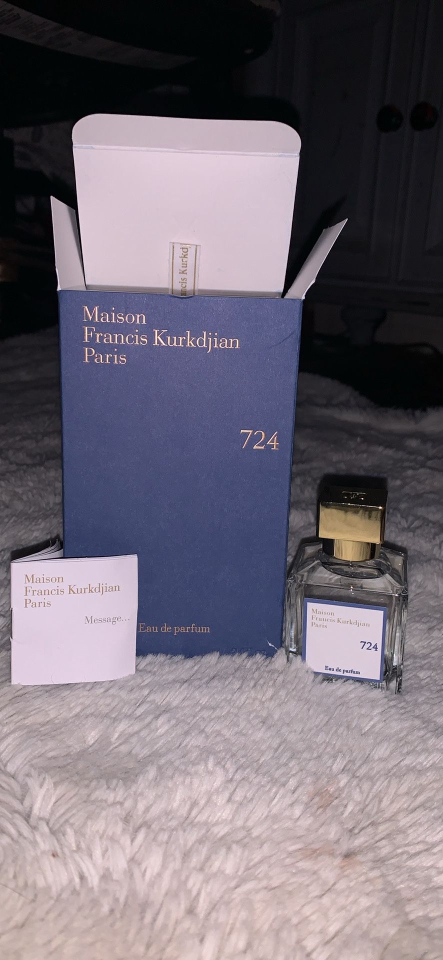 724 eau de Parfum Mansion Francis Kurkdjian Paris