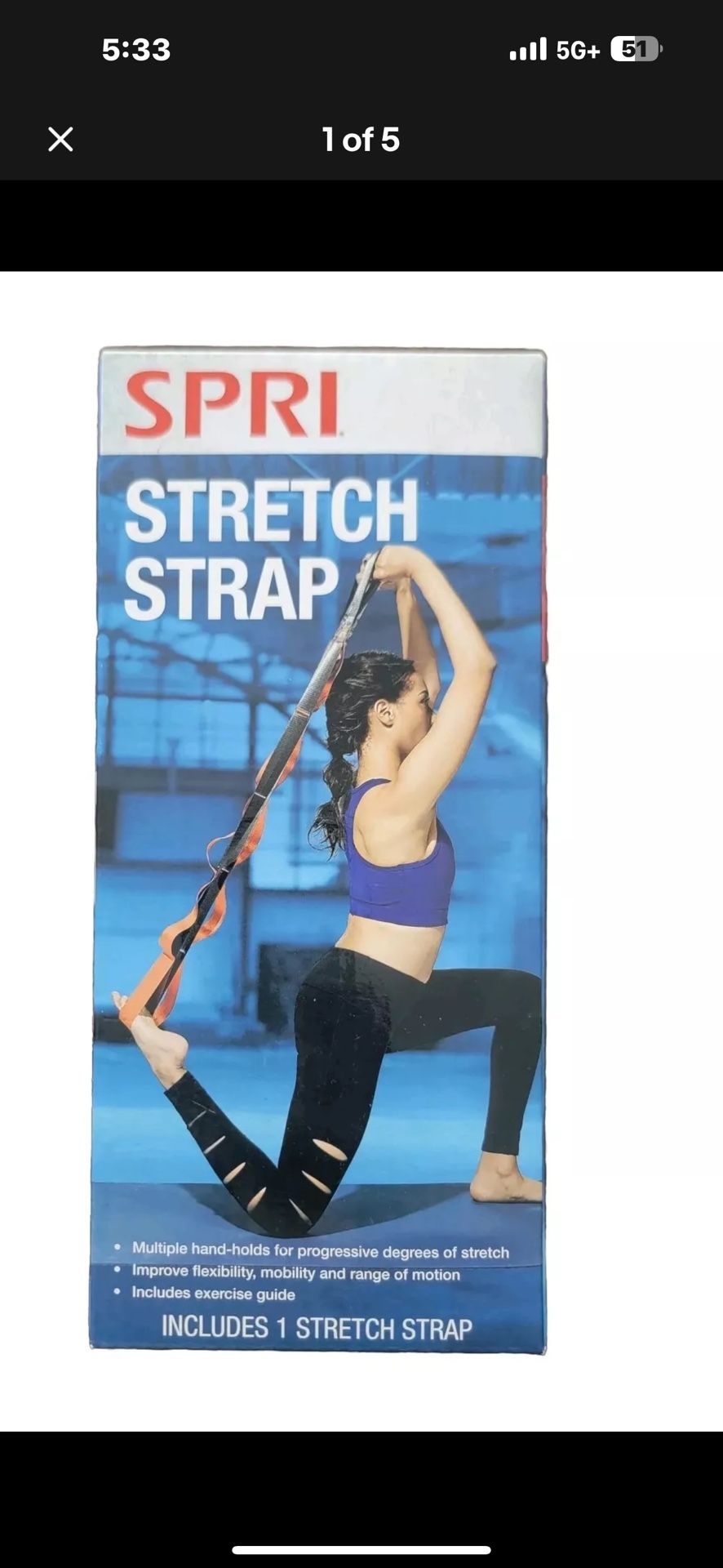 SPRI STRETCH STRAP, Exercise Band