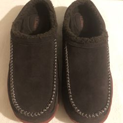 LL Bean Men  Suede Slippers