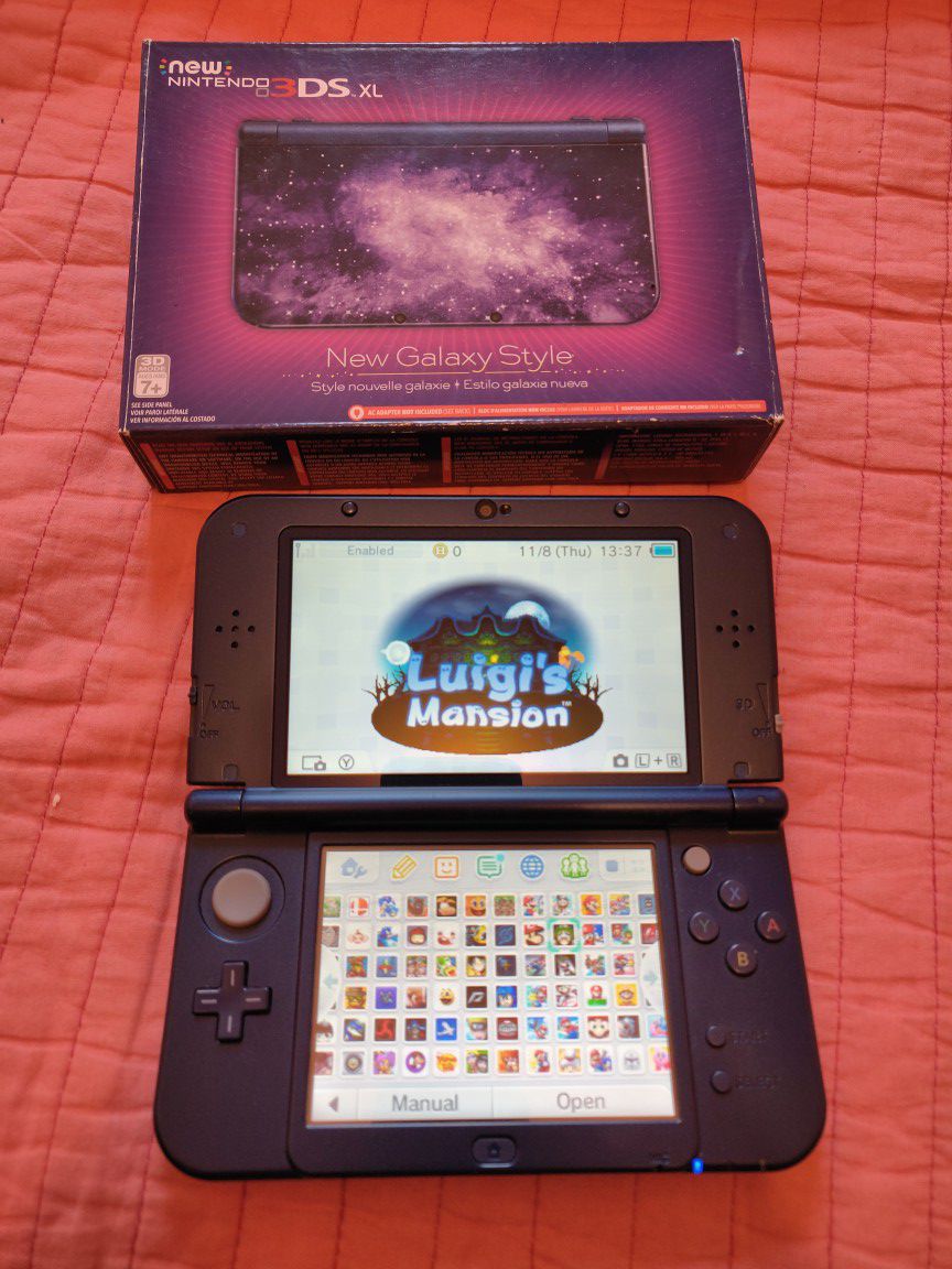 Galaxy purple Nintendo new 3ds xl with 130 3ds games , ds , 2ds for Sale in  Los Angeles, CA - OfferUp