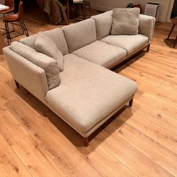 Casterly chaise sectional sofa  (2 pieces)