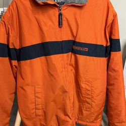 Aéropostal Full Zip Fleece Lined Jacket - Men | Color: Orange