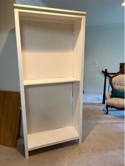 FREE tall white IKEA bookshelf