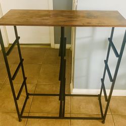 slim hallway console table 