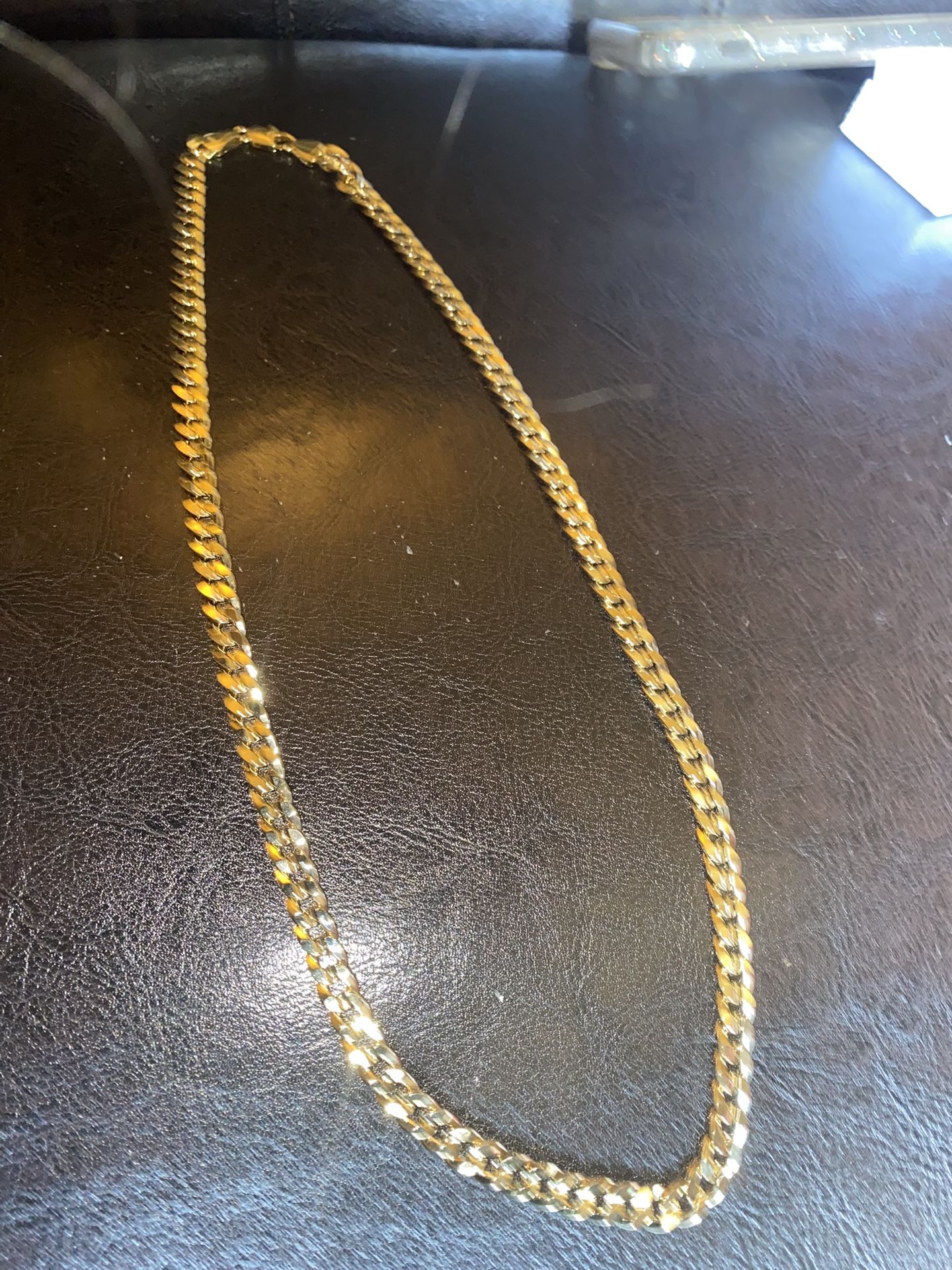 14k gold cuban chain
