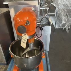 Orange Hobart Commercial Mixer 