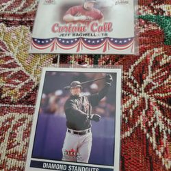 Houston Astros Jeff Bagwell Only Fleer Baseball Cards Lot 