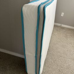 Linenspa 8 Inch Memory Foam Hybrid Mattress -Twin Size for Guest or Kids Room - Medium Firm - Bed in a Box - Breathable, Cooling, Supportive Comfort