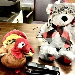 Stuffed Animal-Thanksgiving And Christmas 