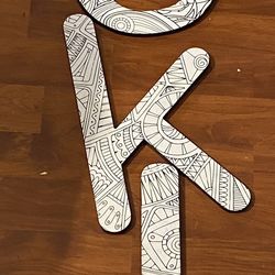 Letter Signs. Jackie Or Jack Or?