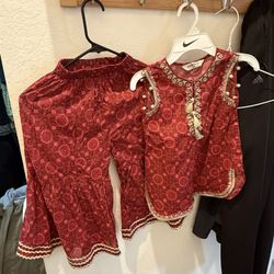 Garara And Shrit For Girls Size 4 To 6 Years For 15