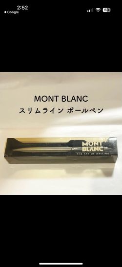 Montblanc S-Line Slim line Brushed Stainless Steel CT Ballpoint Pen