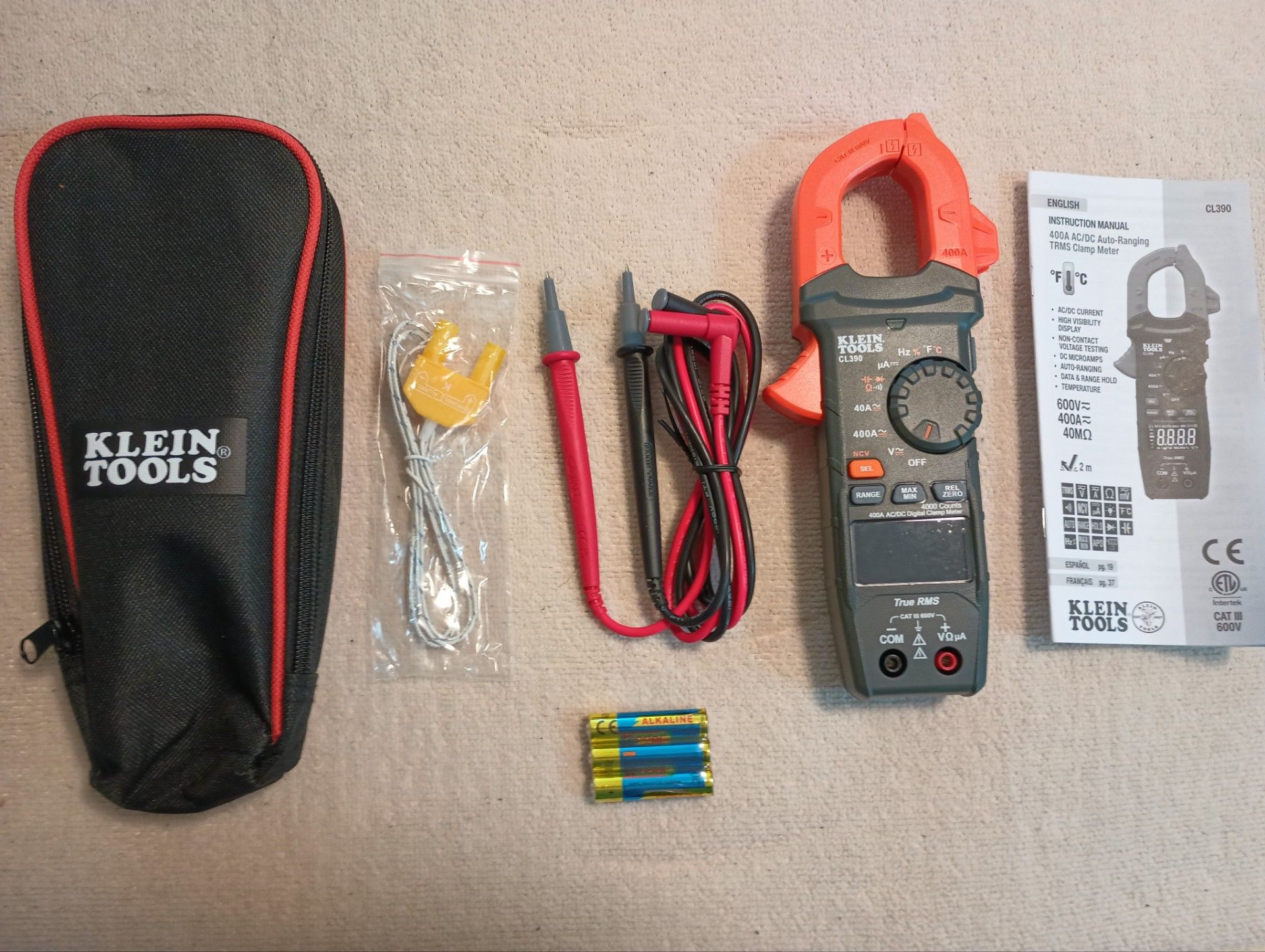(NEW) Klein Tools AC/DC Digital Clamp Meter, TRMS Auto-Ranging 400 Amp - $80 (Harahan)