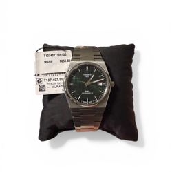 Tissot PRX Powermatic 80 Green Dial 40mm Full Set Mint w Receipt