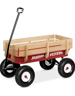 Steel & Wood Radio Flyer Wagon