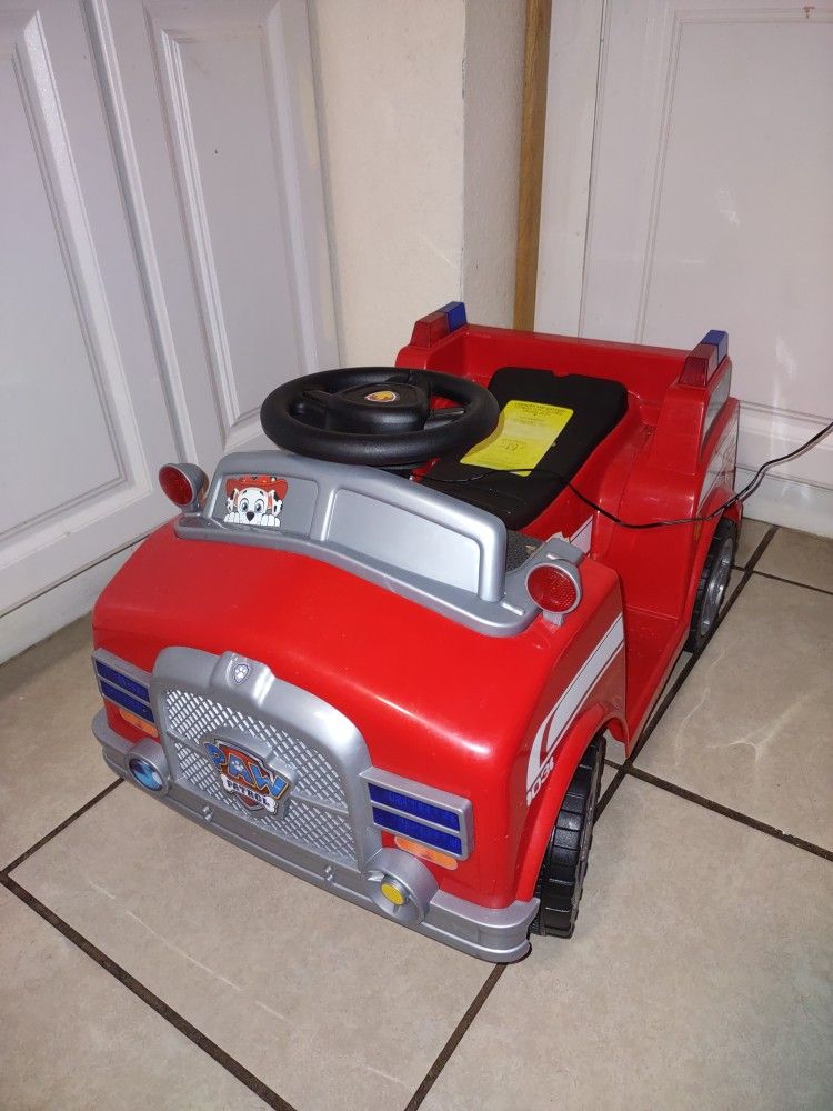 Ride Along Paw Patrol Ride