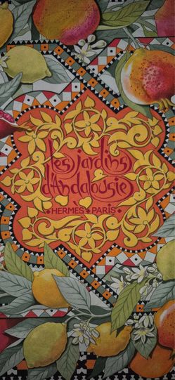Hermes Les Jardins d’Andalousie Silk Scarf 90 cm, A. Honore Excellent Condition