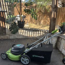 Greenworks Corded Lawnmower 