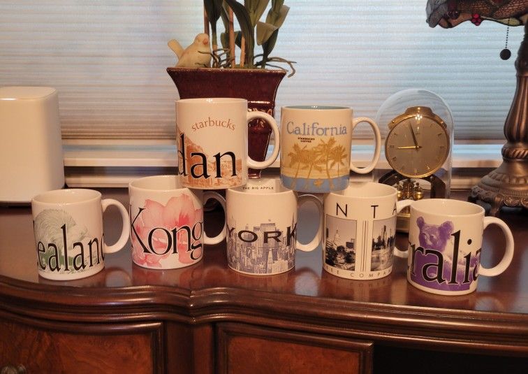 Starbucks Mug Coffee Cups. Large. City Mug Collection. Excellent Condition.