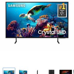 SAMSUNG 65” Class DU6900 Crystal UHD 4K Smart TV UN65DU6900FXZA