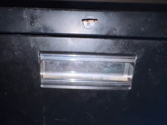 42 x53x19 black file cabinet