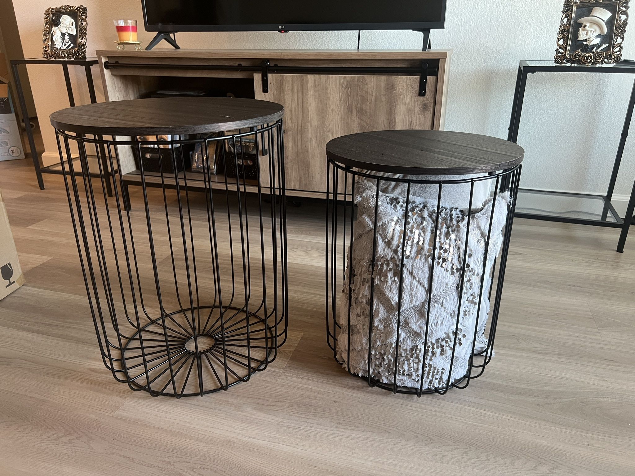 Better Homes & Gardens Storage Round Nesting Tables