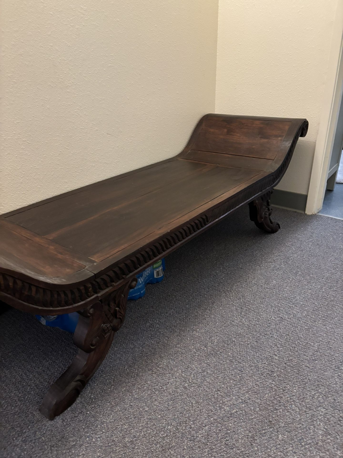 Hand Carved Bench