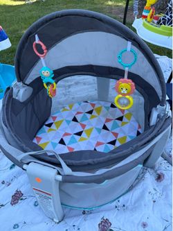 Fisher-Price Portable Bassinet On-The-Go Baby Dome