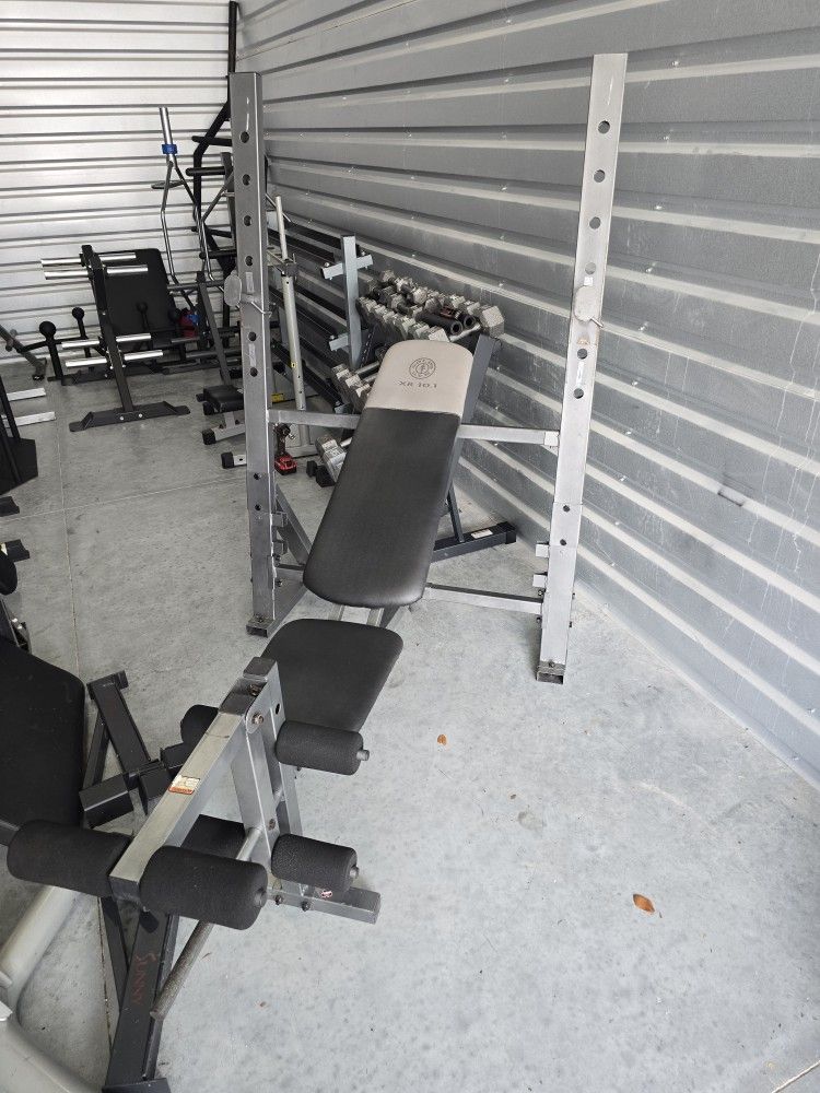 Weight Bench With Rack