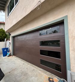 Garage Doors Brown 16x7 