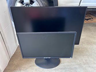 Set of two monitors - Sceptre & Asus