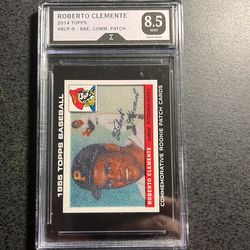 Clemente Topps Rookie Patch Card-Graded
