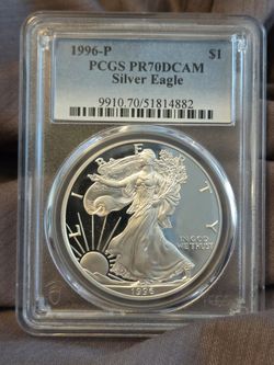1996 PR70 DCAM American Silver Eagle