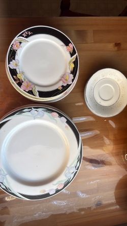 Glass dinner plates