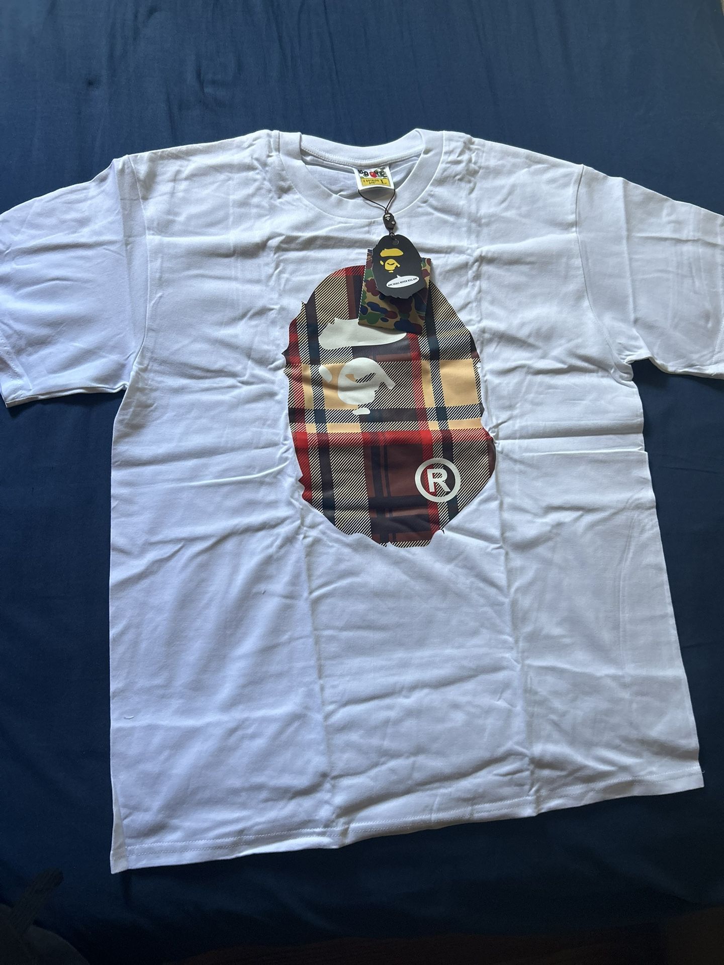 Bape X Burberry T Shirt