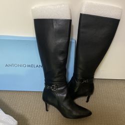 Black Heeled Boots Antonio Melani